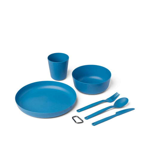 Camp Dinnerware Set mit Mesh Sack - [6 Stück]