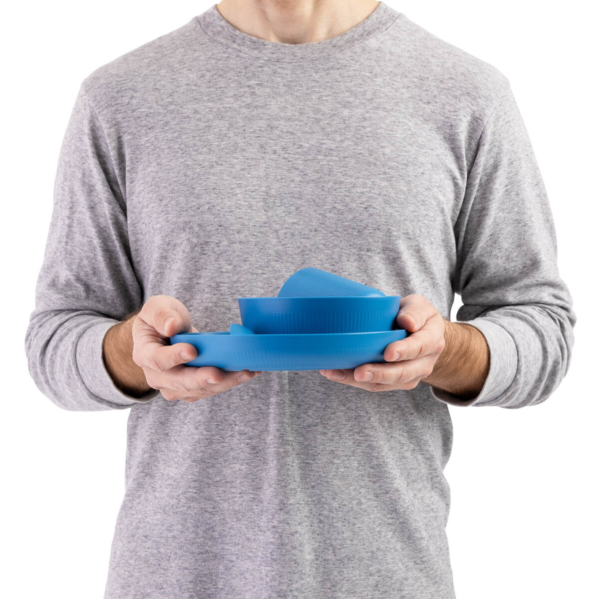 Camp Dinnerware Set mit Mesh Sack - [6 Stück]