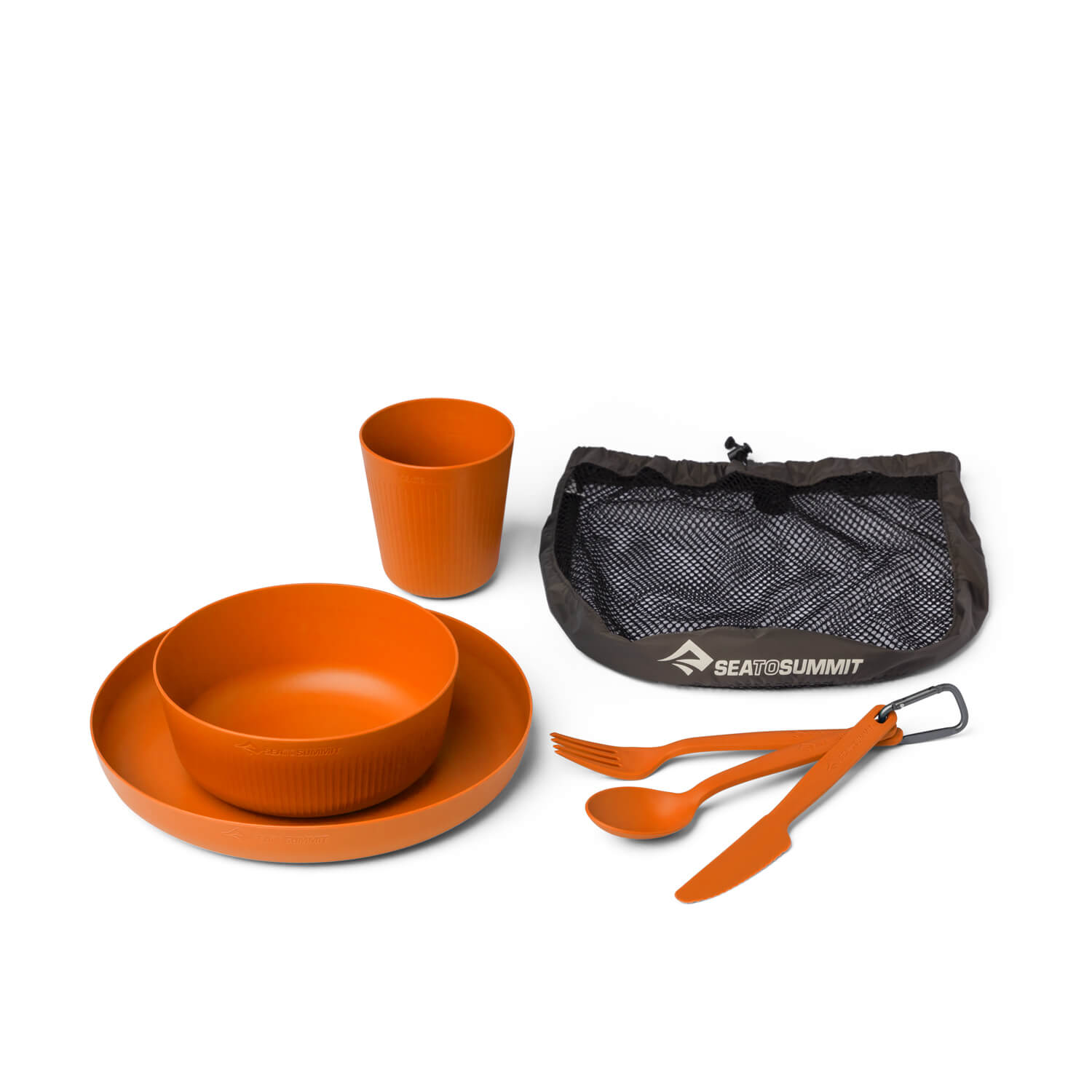 Camp Dinnerware Set mit Mesh Sack - [6 Stück]
