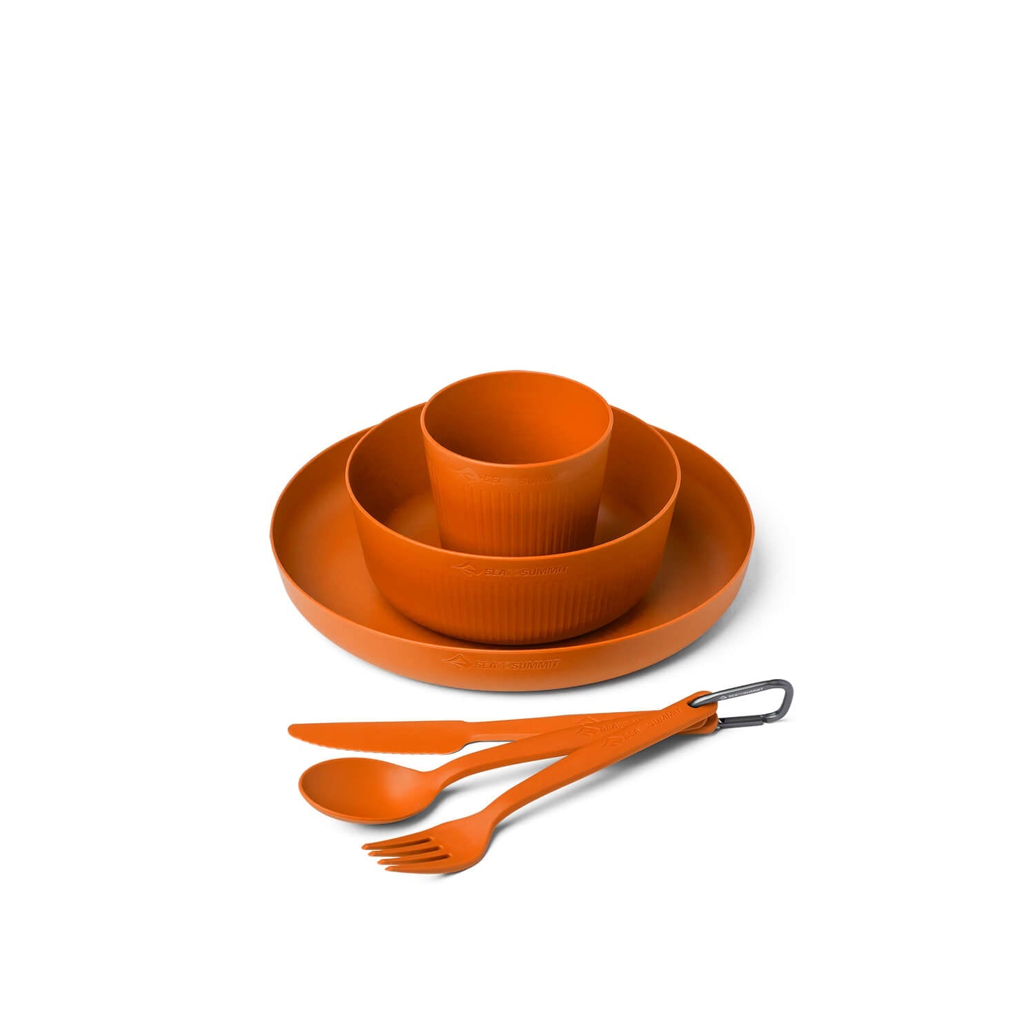 Camp Dinnerware Set mit Mesh Sack - [6 Stück]