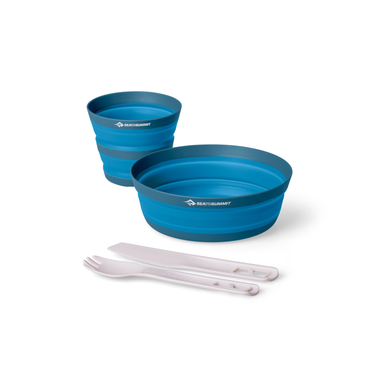 XLite Collapsible Bowl, Cup, Spork & Messer Set