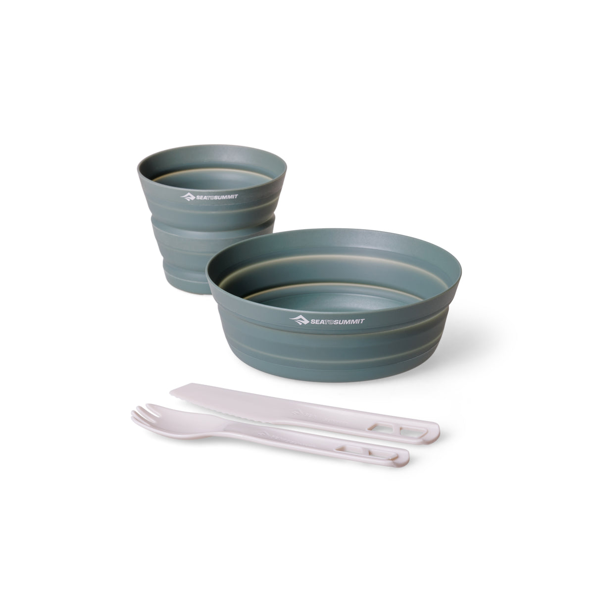 XLite Collapsible Bowl, Cup, Spork & Messer Set