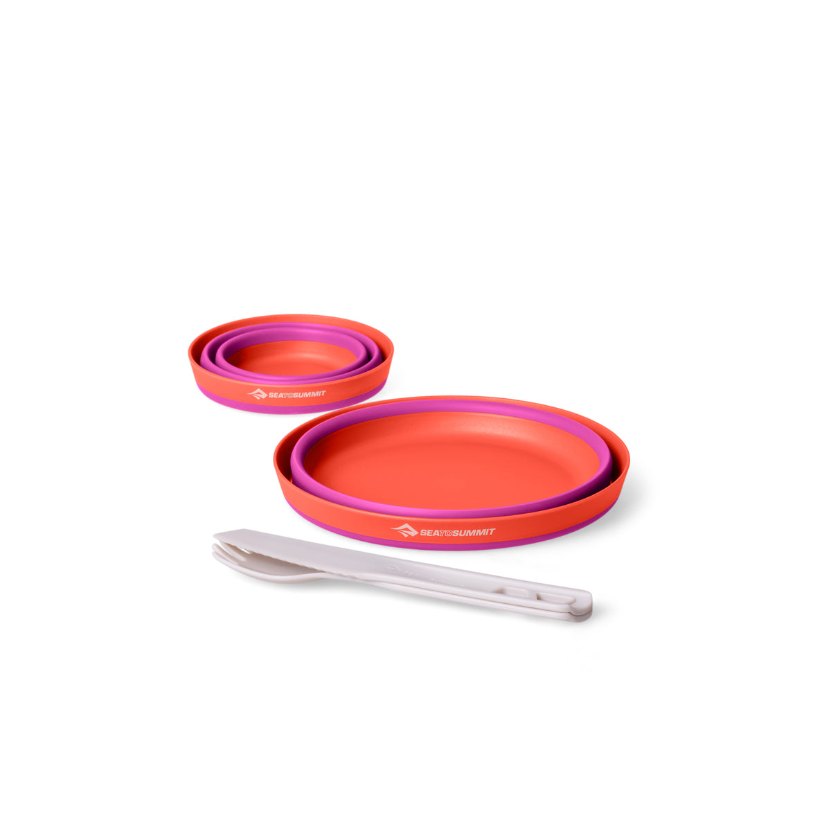 XLite Collapsible Bowl, Cup, Spork & Messer Set