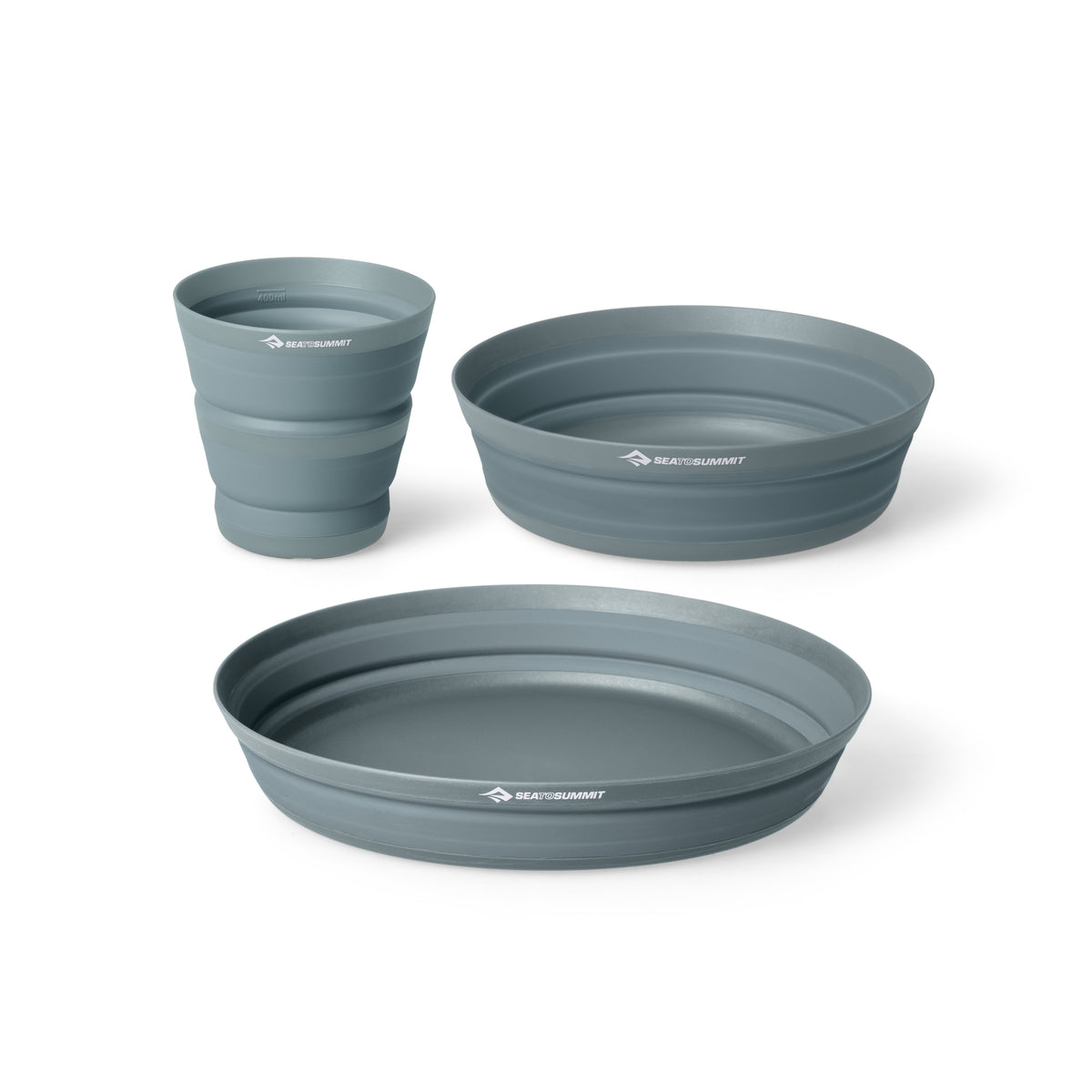 XLite Collapsible Plate, Bowl & Mug Set