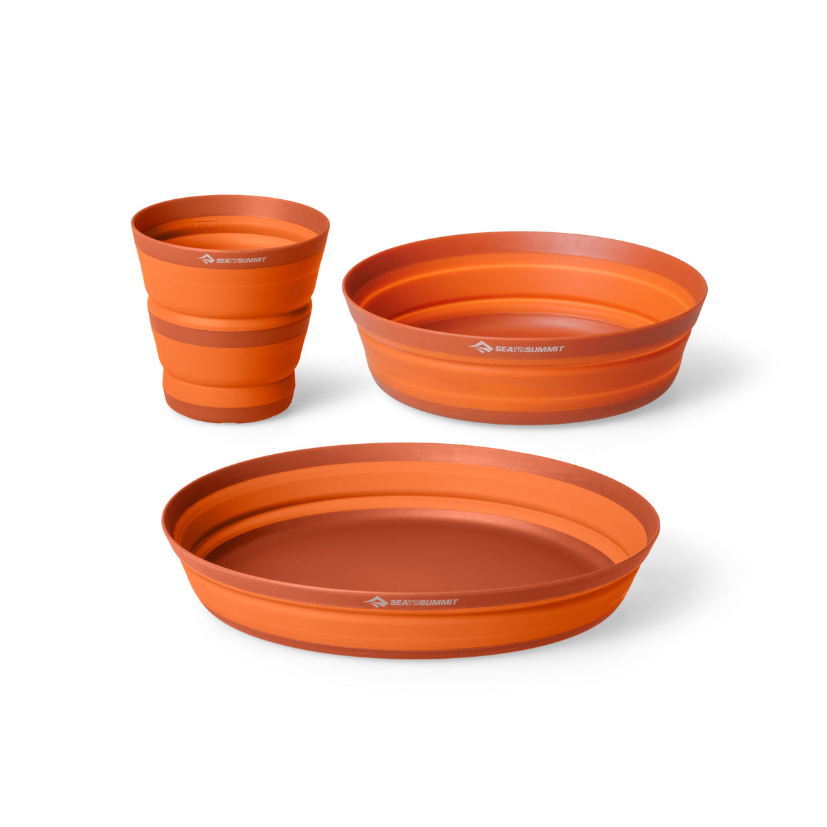 XLite Collapsible Plate, Bowl & Mug Set