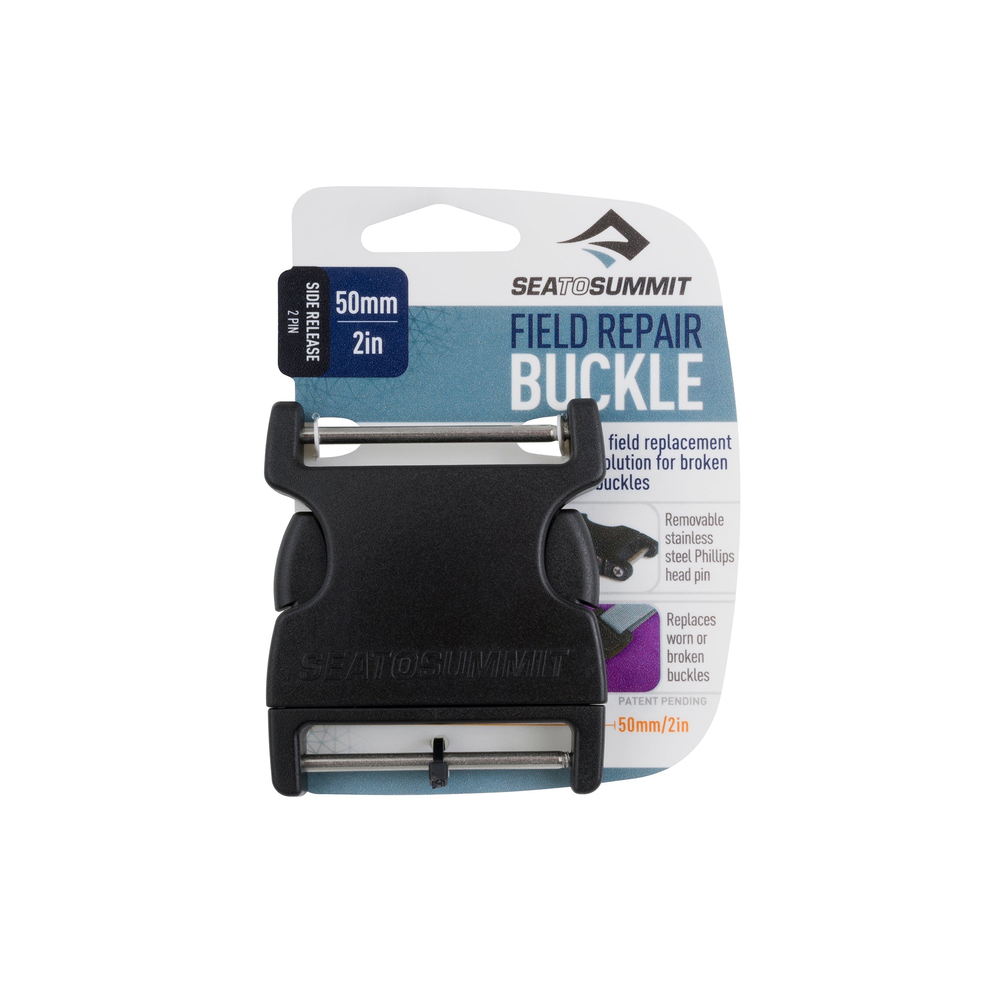 Side Release Field Repair Buckle mit abnehmbarer Pin (wie neu)