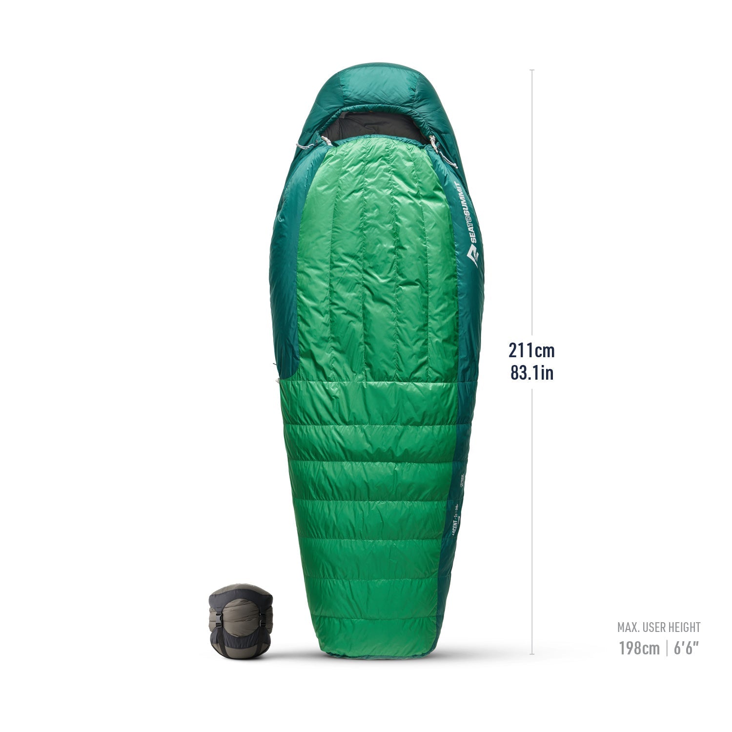 Schlafsack aufsteigen