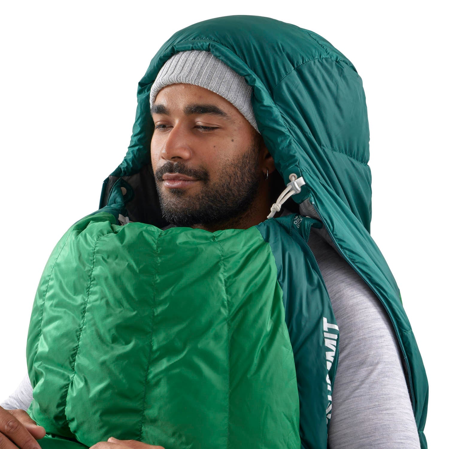 Schlafsack aufsteigen