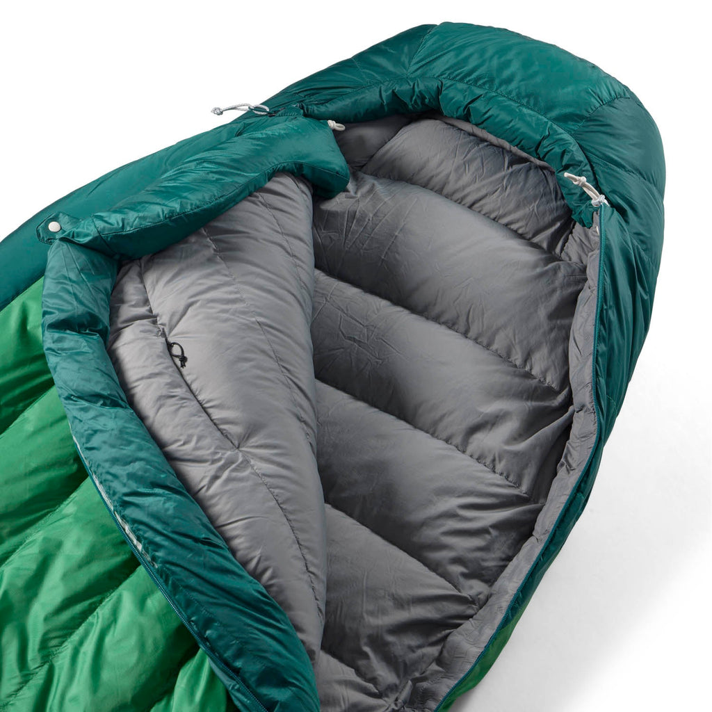 Schlafsack aufsteigen