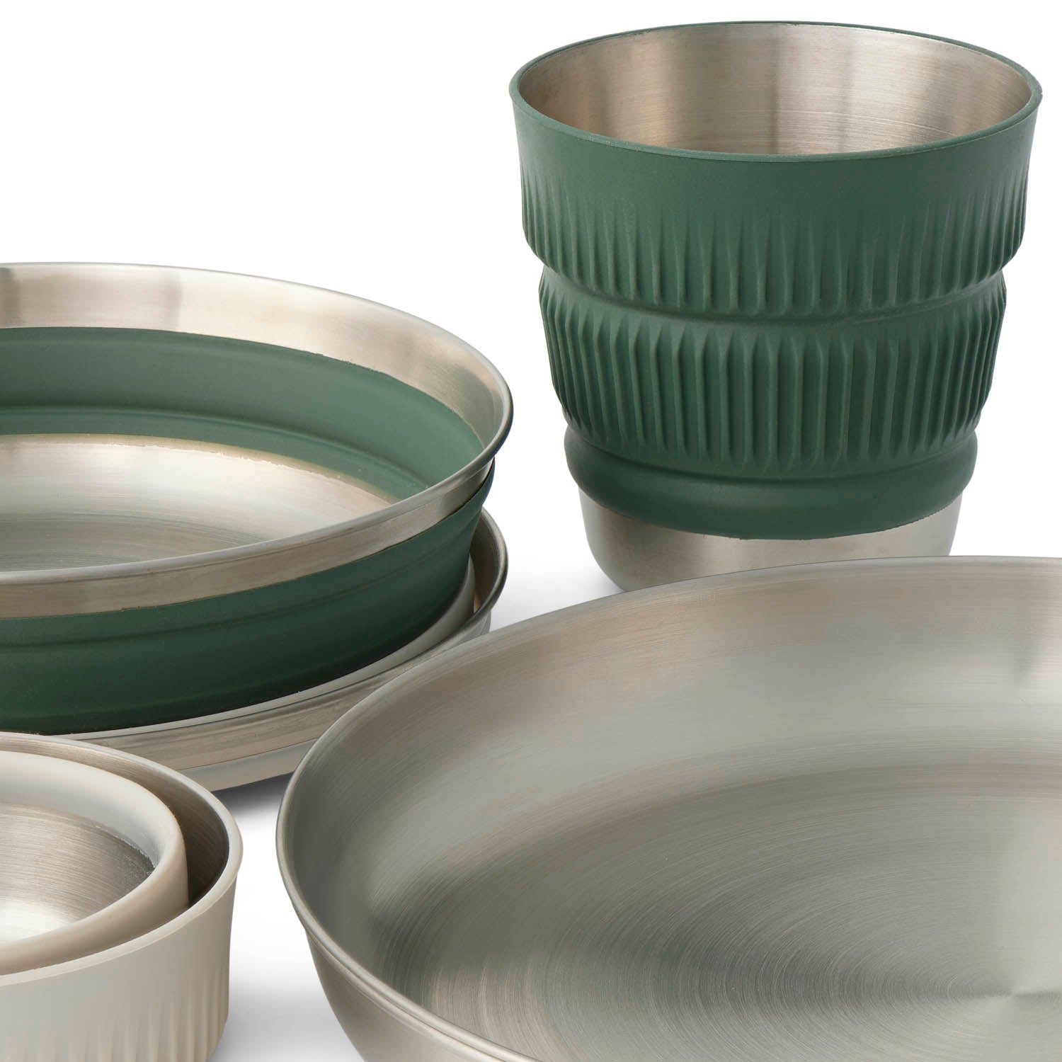Detour Edelstahl Collapsible Dinnerware Set - [6 Stück]