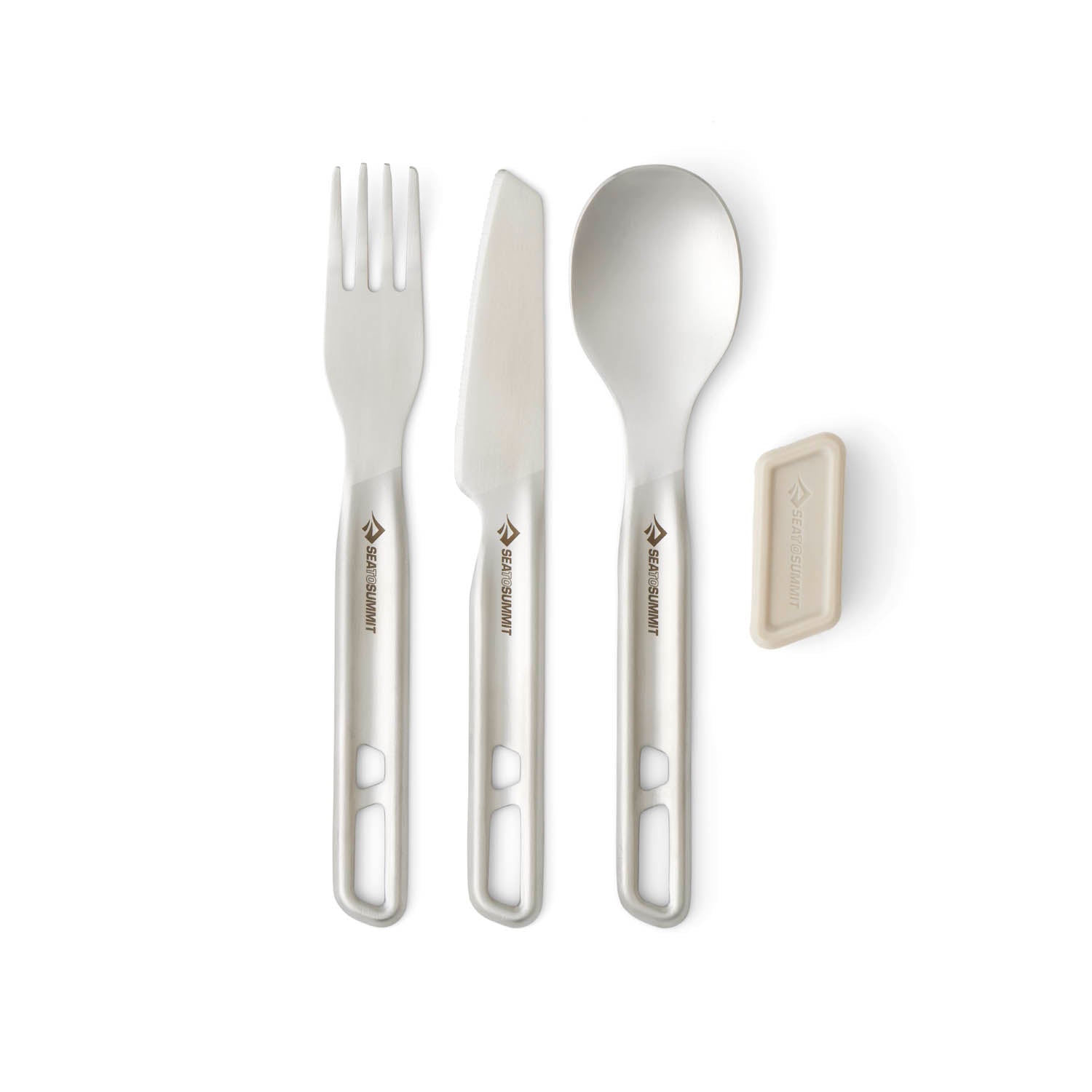 Detour Edelstahl Cutlery Set - (3 Stück) (Wie neu)