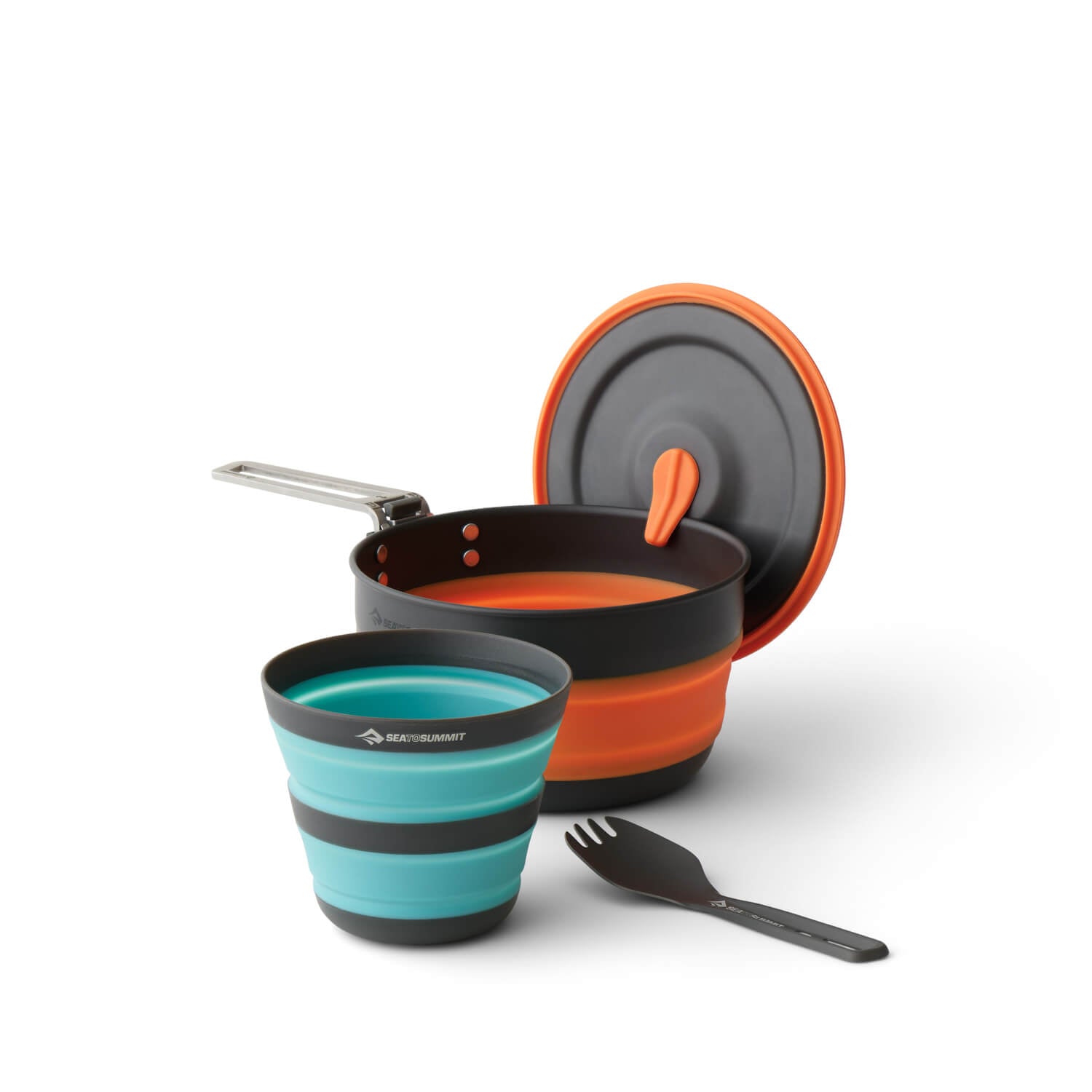Frontier Ultraleichte kollabierbare One Pot Cook Set 1L - [3 Stück]