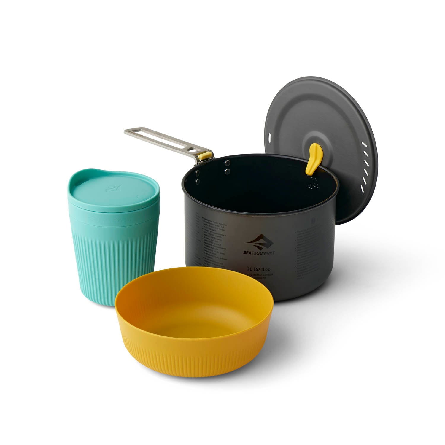 Frontier Ultraleichtes One Pot Cook Set - [3 Stück] 2L Pot