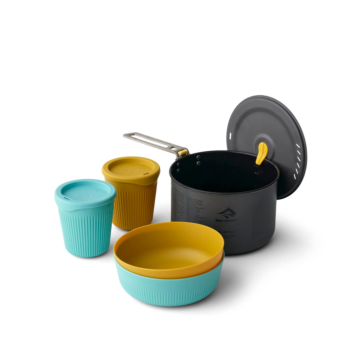 Frontier Ultraleicht One Pot Cook Set 2L - [5 Stück]