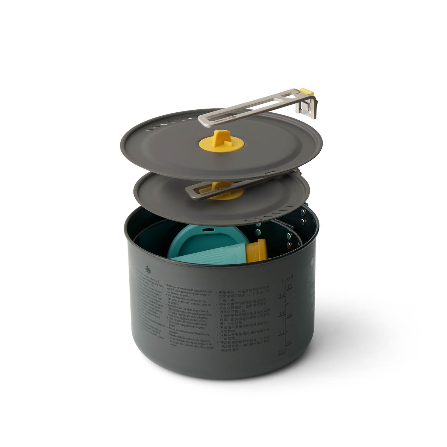 Frontier Ultraleichtes Zwei-Pot-Koch-Set - [6 Stück]