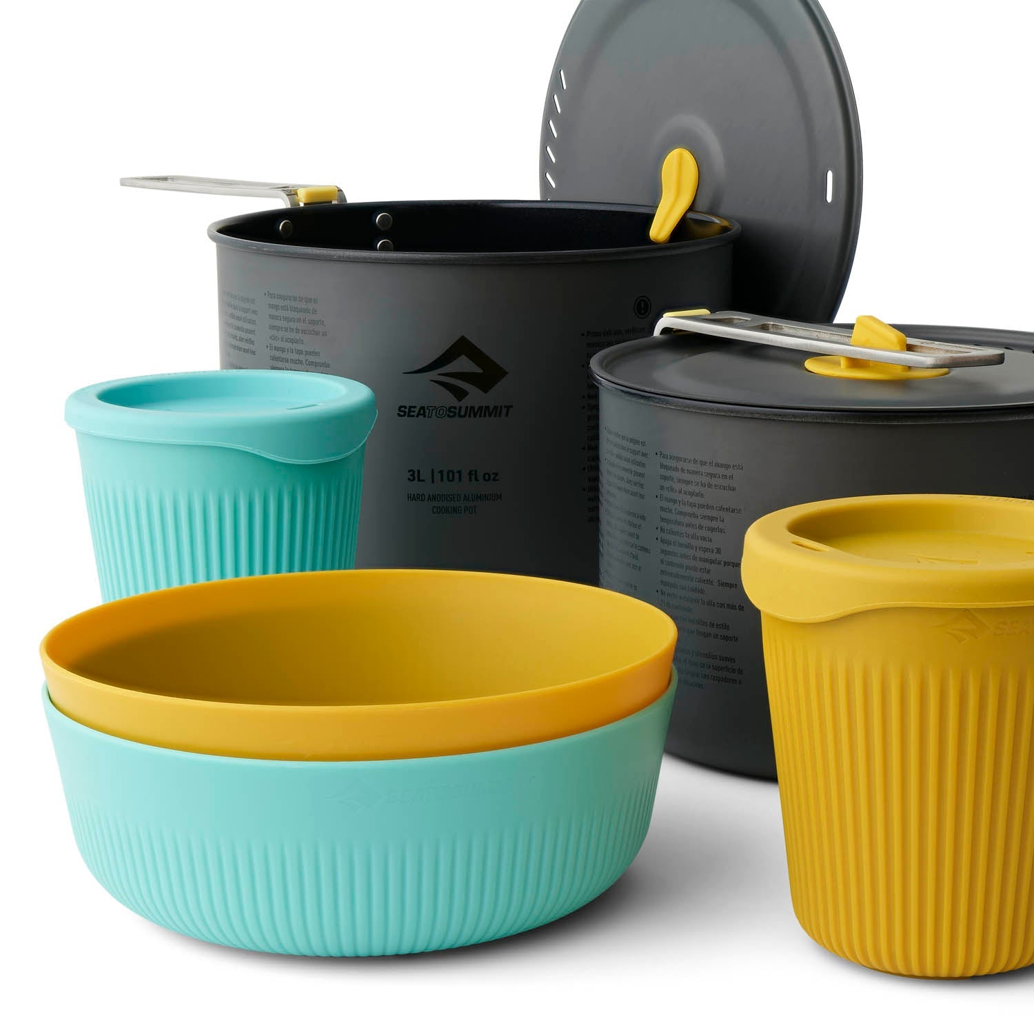 Frontier Ultraleichtes Zwei-Pot-Koch-Set - [6 Stück]