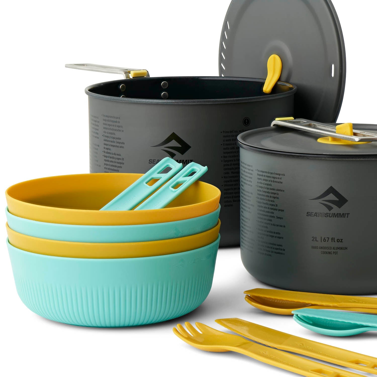 Frontier Ultraleichtes Two Pot Cook Set - [14 Stück]