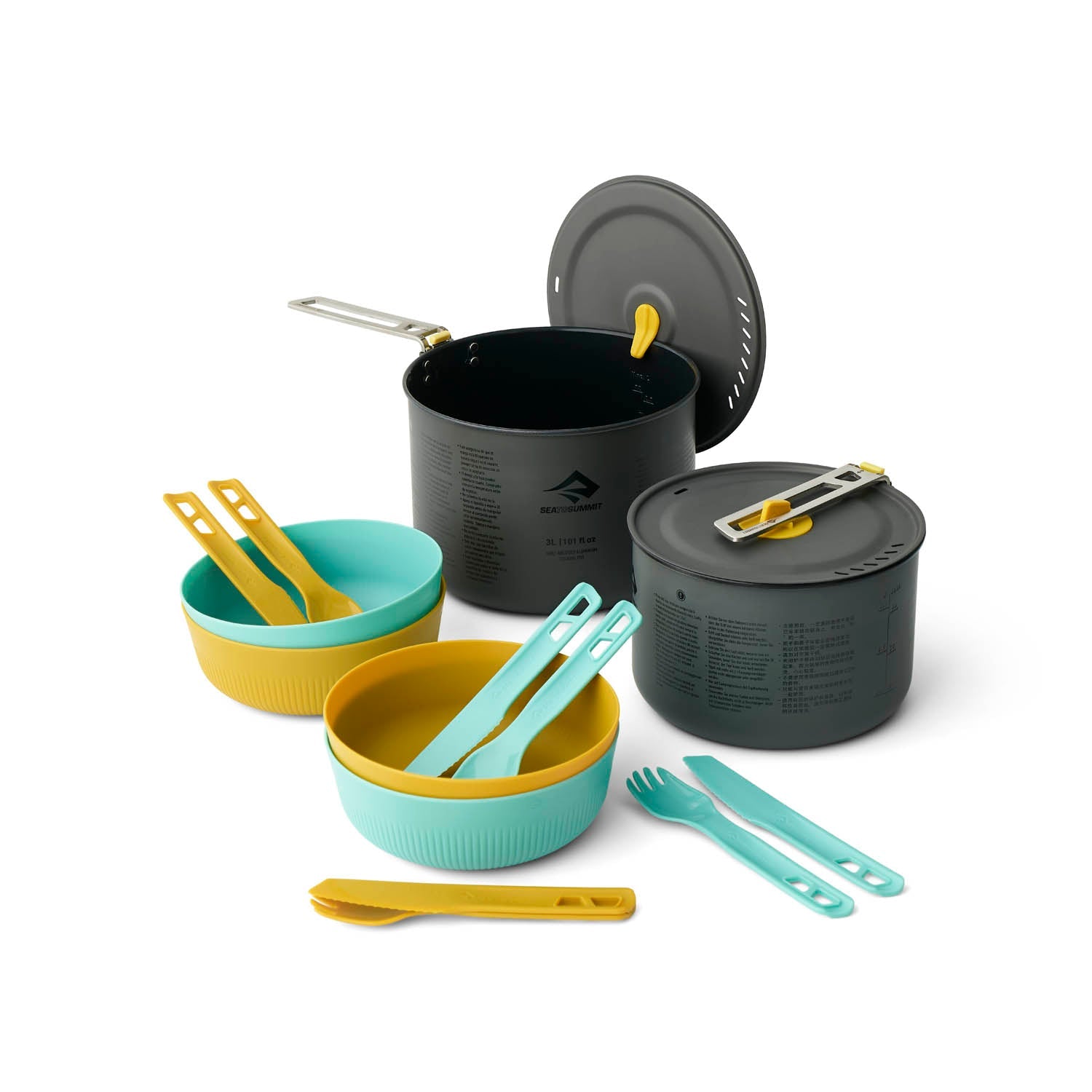 Frontier Ultraleichtes Two Pot Cook Set - [14 Stück]