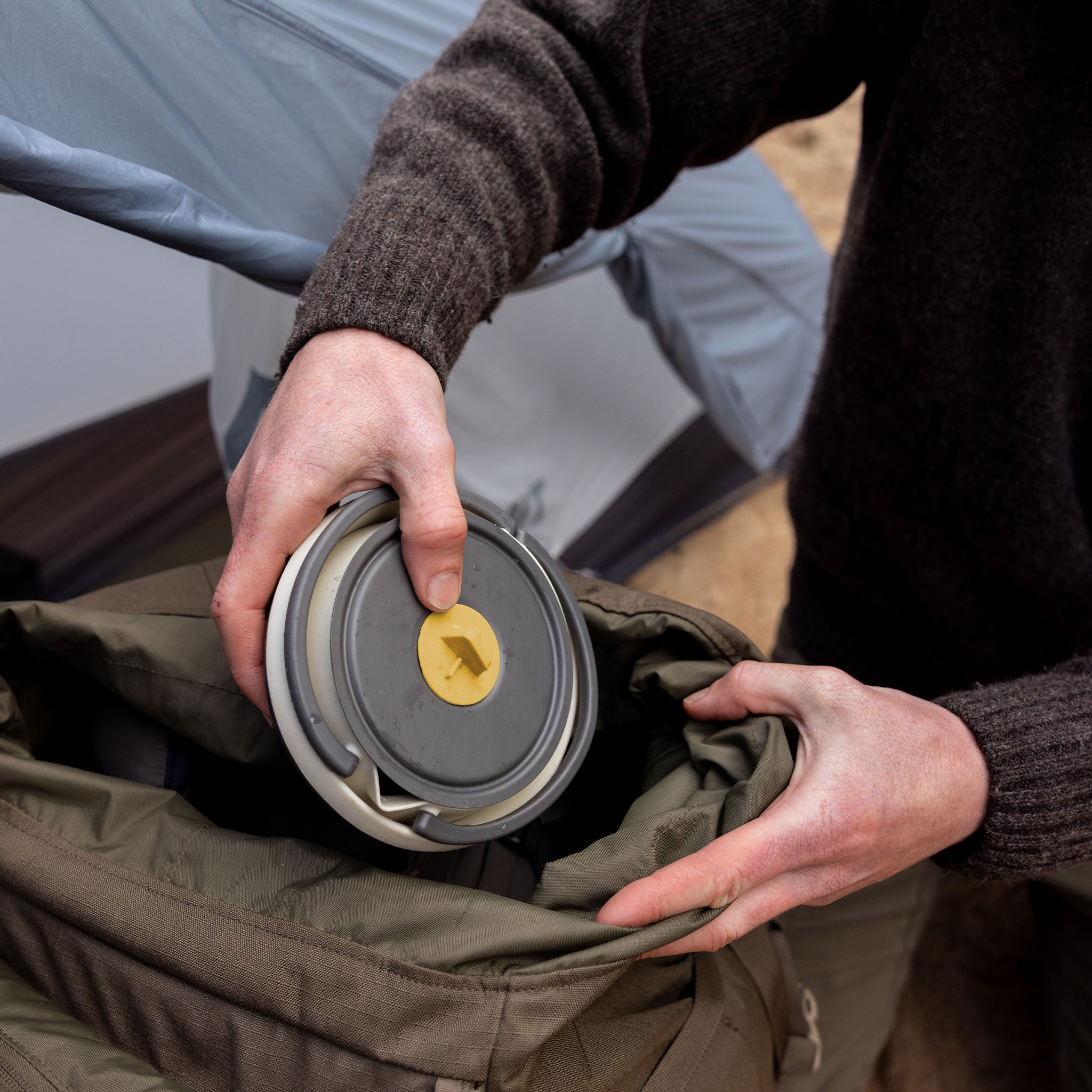 Frontier Ultraleichte kollabierbare Kettle Cook Set mit Cup & Bowl