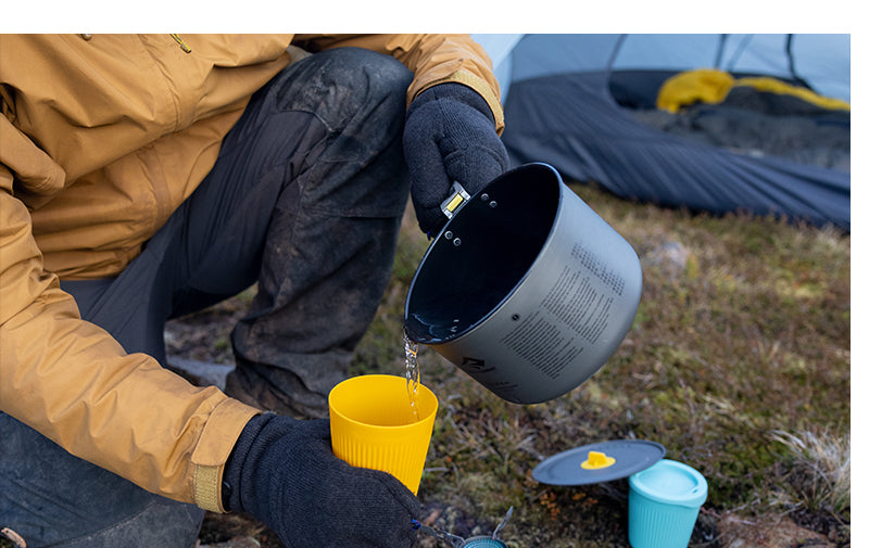 Frontier Ultraleichtes One Pot Cook Set - [3 Stück] 2L Pot