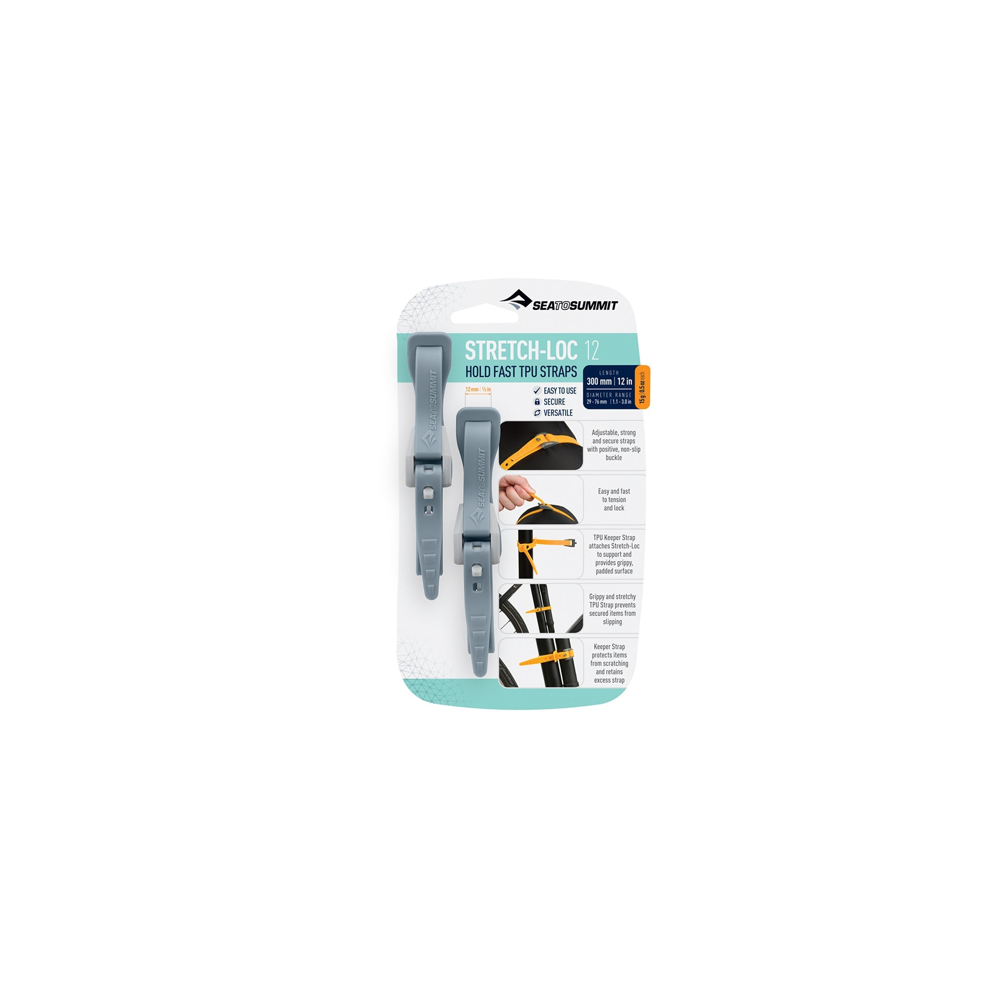 Stretch-Loc TPU Strap 12mm [2 Packung] - Letzte Saison