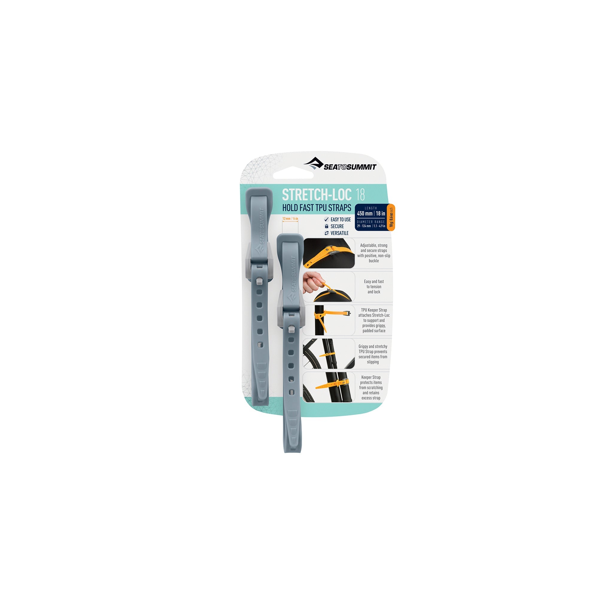 Stretch-Loc TPU Strap 12mm [2 Packung] - Letzte Saison