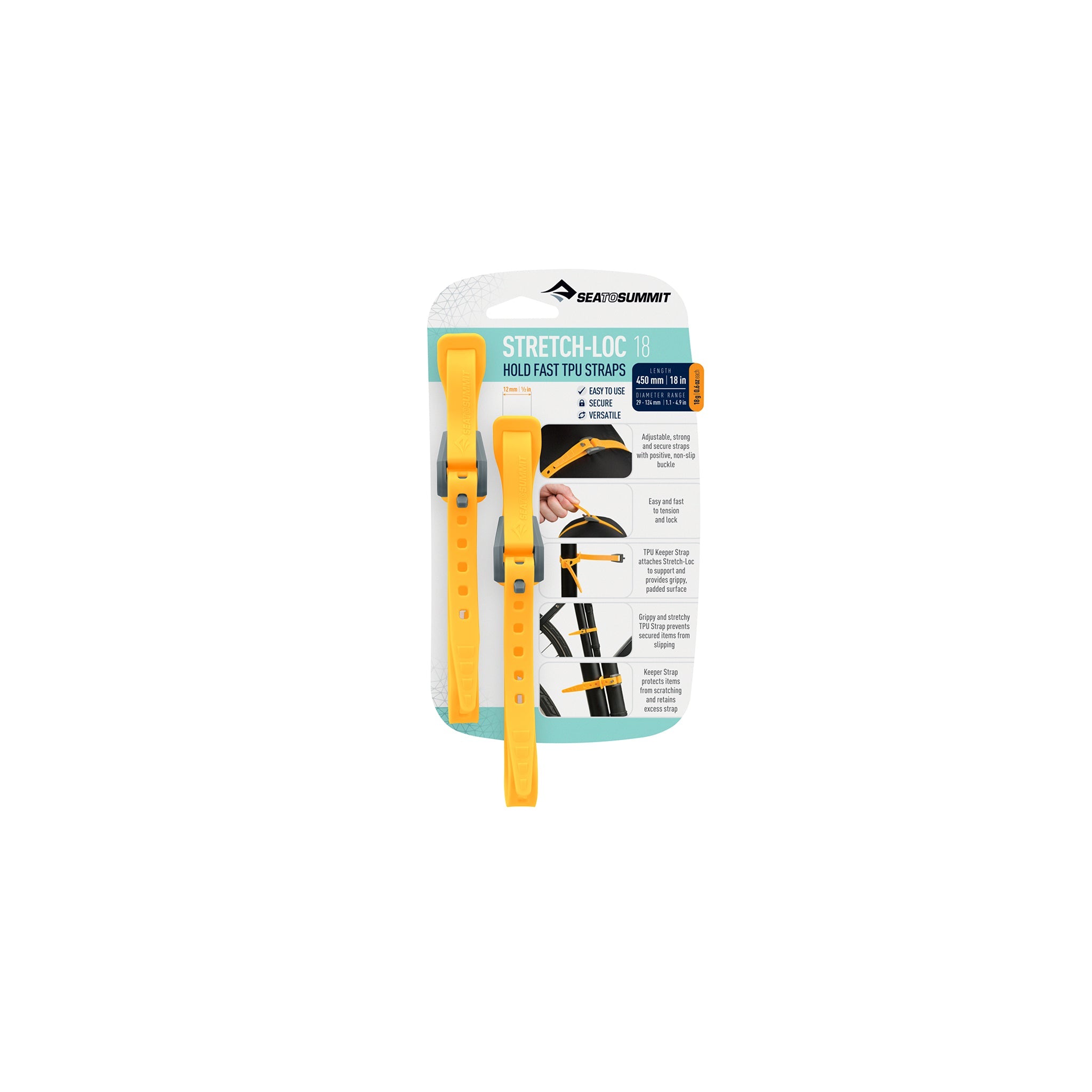 Stretch-Loc TPU Strap 12mm [2 Packung] - Letzte Saison