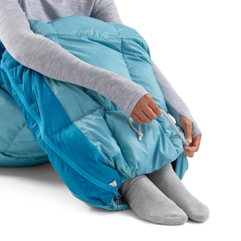 Reisender im Schlafsack