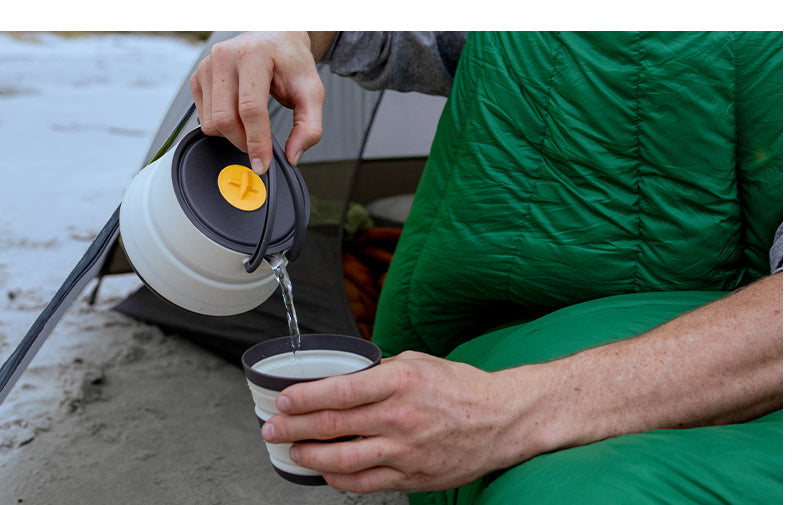 Frontier Ultraleichte kollabierbare Kettle Cook Set mit Cup & Bowl