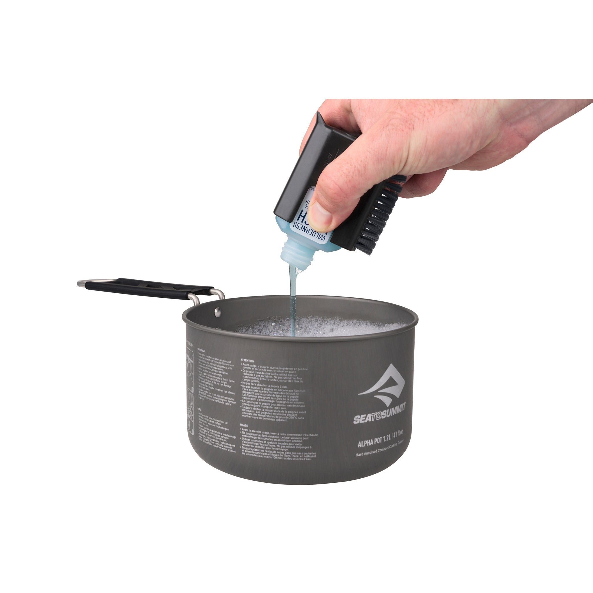 Camp Kitchen Pot Scrubber & Seife
