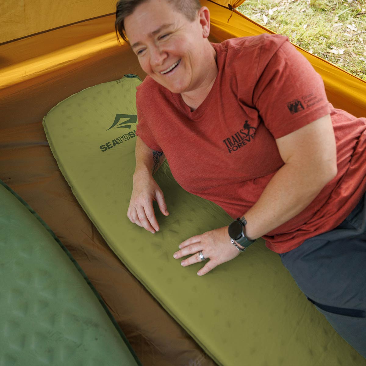Camp Selbstaufblasen Schlaf Pad