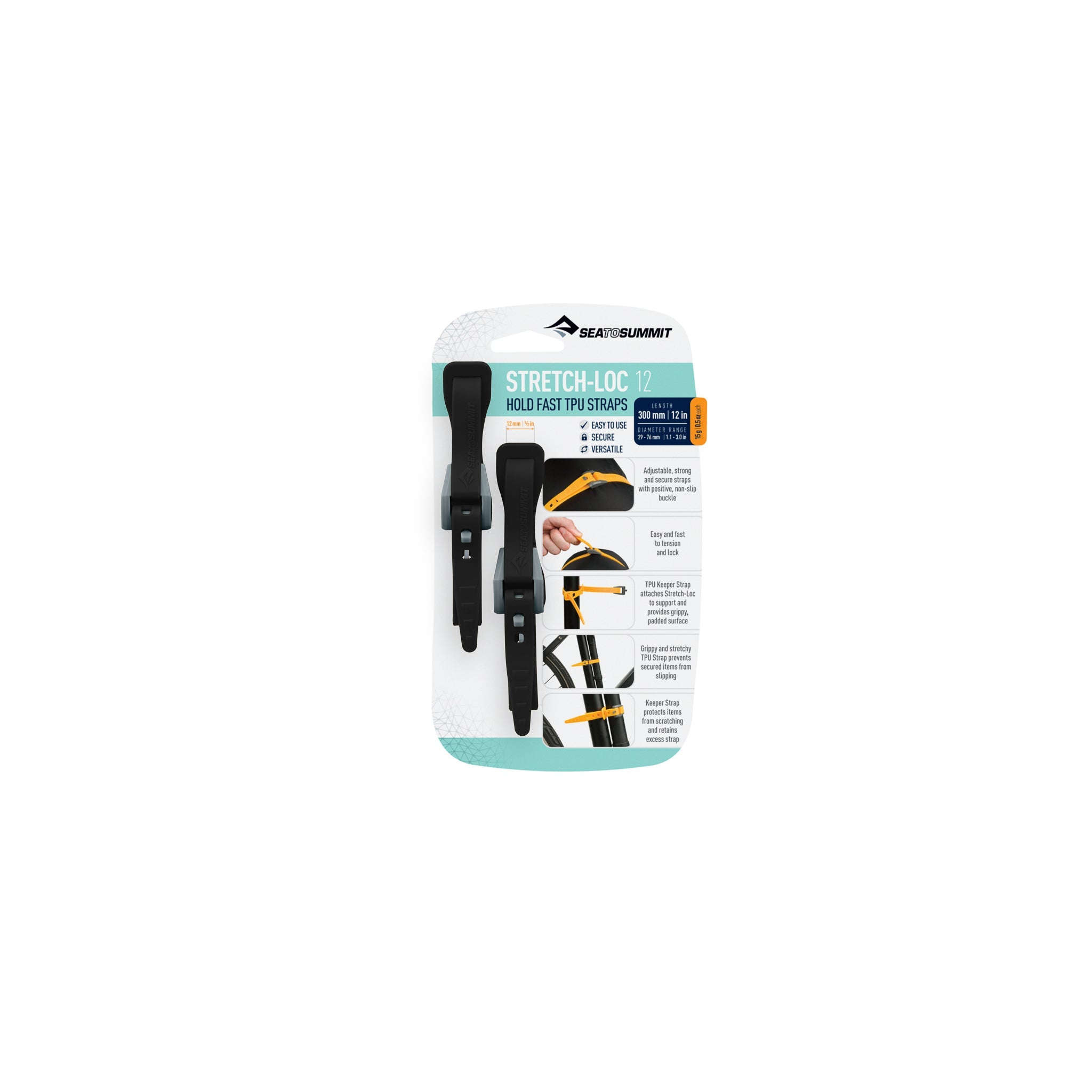 Stretch-Loc TPU Strap 12mm [2 Packung] - Letzte Saison