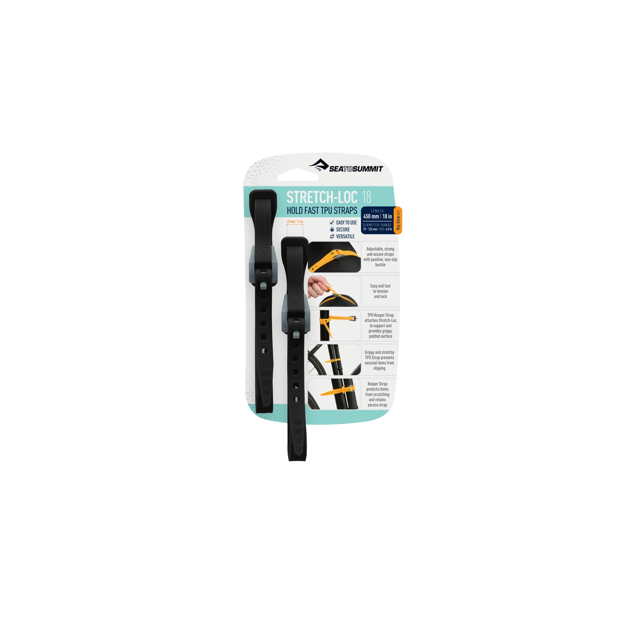 Stretch-Loc TPU Strap 20mm [2 Packung] - Vergangene Saison